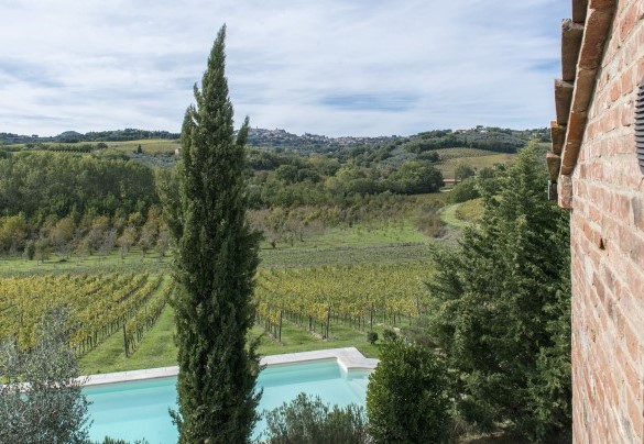 Il panorama mozzafiato apprezzabile dalla villa - Casale Dei