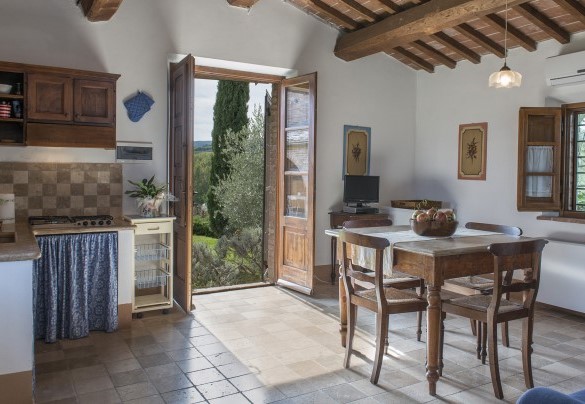 La sala da pranzo con kitchenette. ANNESSO - Casale Dei