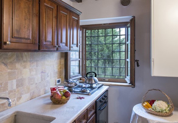 La cucina al piano terra - Casale Dei