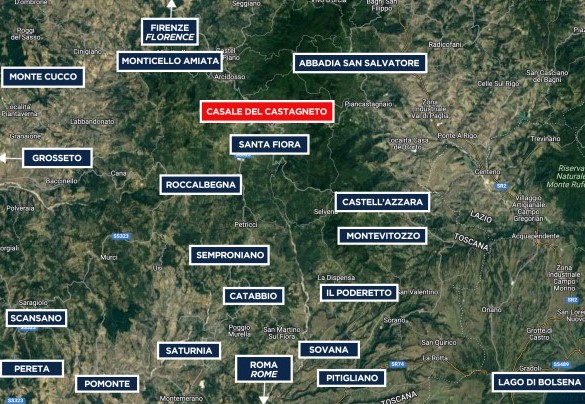 Casale del Castagneto - Mappa 