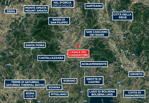 Mappa - Casale del Viaggiatore