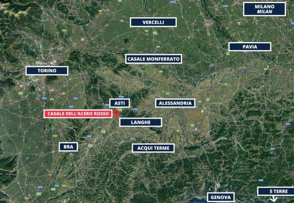 Casale dell'Acero Rosso - Map