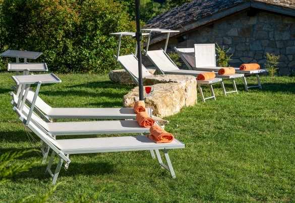 The equipped solarium - Casale delle Farfalle