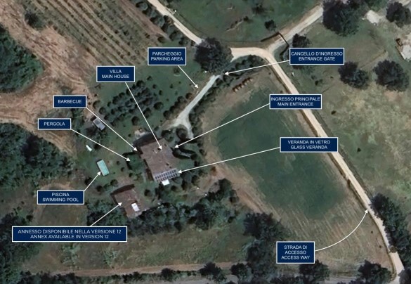 Casale Delle Farfalle - Property Plan