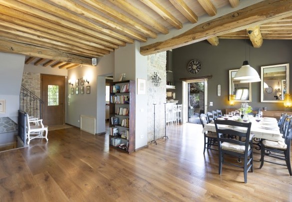 The main entrance on the ground floor - Casale delle Lavande
