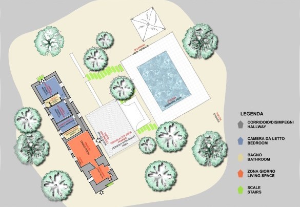 Casale di Amelì - Property Plan