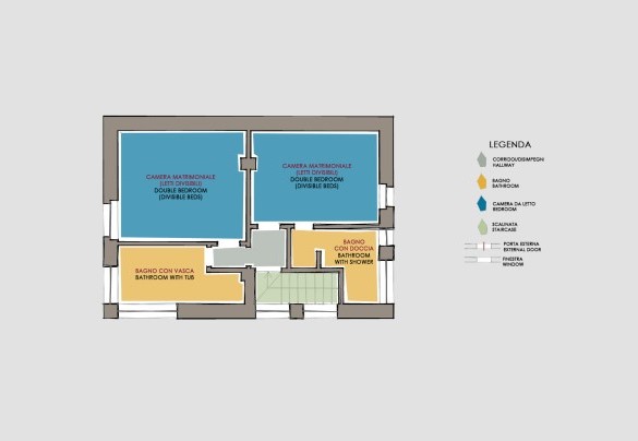 Casale Fienile - First Floor