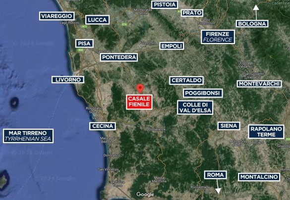 Casale Fienile - Mappa