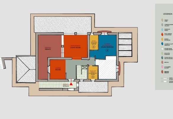 Casale Grottini - First Floor