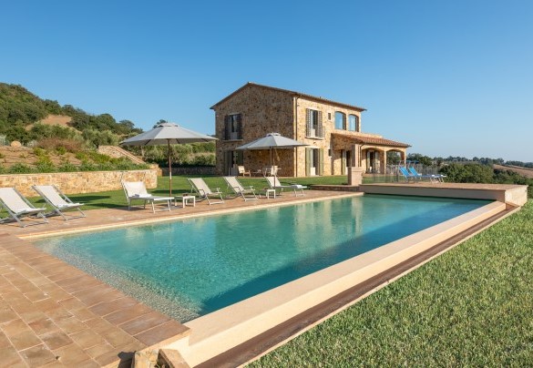 Villa in affitto con piscina esclusiva a Manciano - Casale Grottini