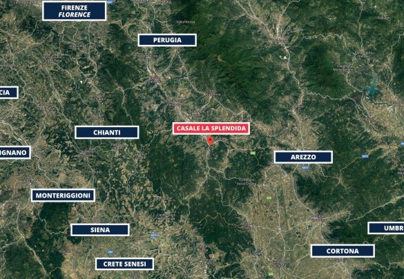 Casale La Splendida - Mappa