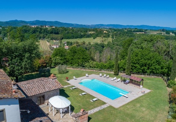 Il parco visto dall'alto - Casale La Splendida