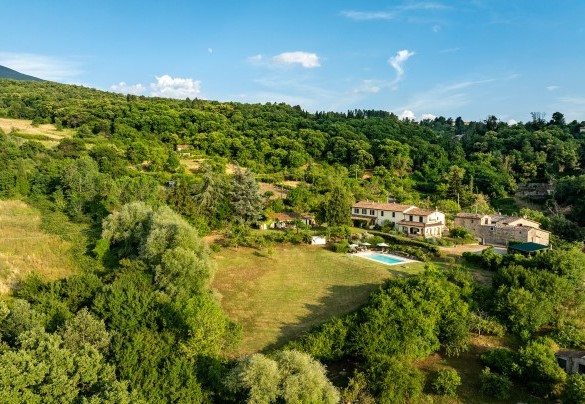 Panorama over the Tuscan hills – Casale Le Conce