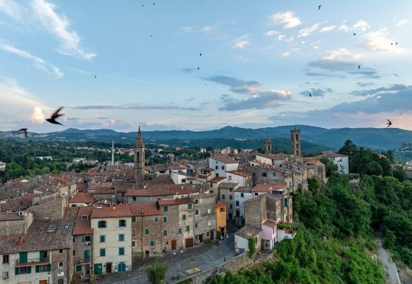 The Castel del Piano village – Casale Le Conce