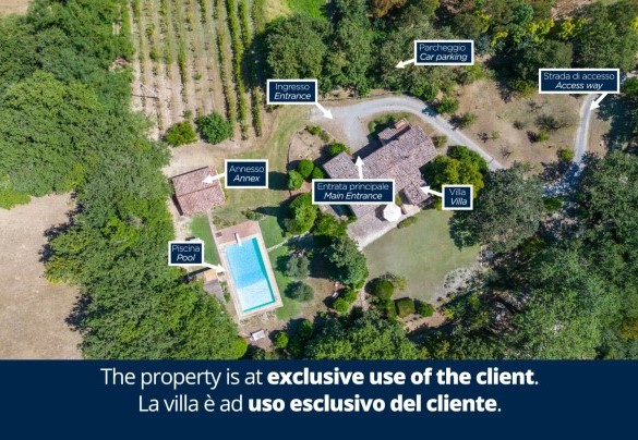 Property Plan - Casale le Querce di Cetona