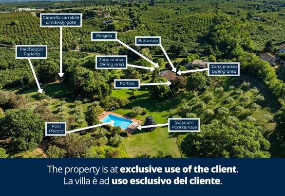 Casale Le Querce - Property plan