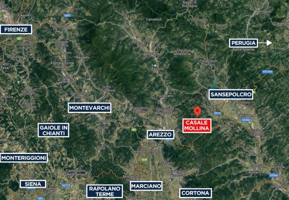 Casale Mollina - Map