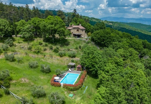 The beautiful property seen from above - Casale Mollina 