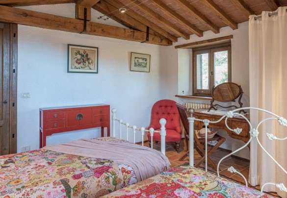 Twin bedroom n.3 with bathroom next to - Casale Mollina
