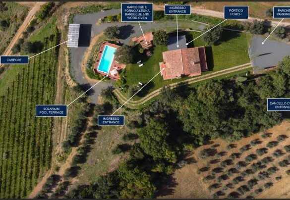 Property Plan - Casale Ombrone