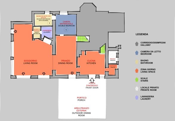 Casale Ombrone - Ground Floor
