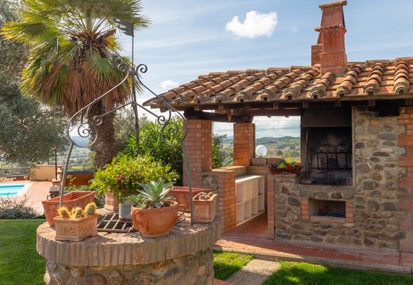 Brick barbecue and wood oven - Casale Ombrone