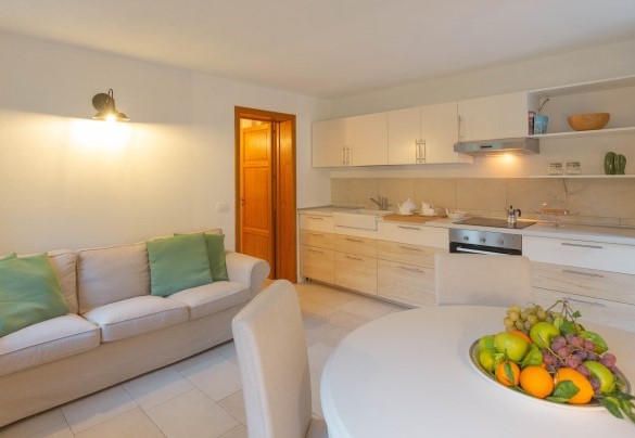 Il living dell’annex – Casale Palombieri