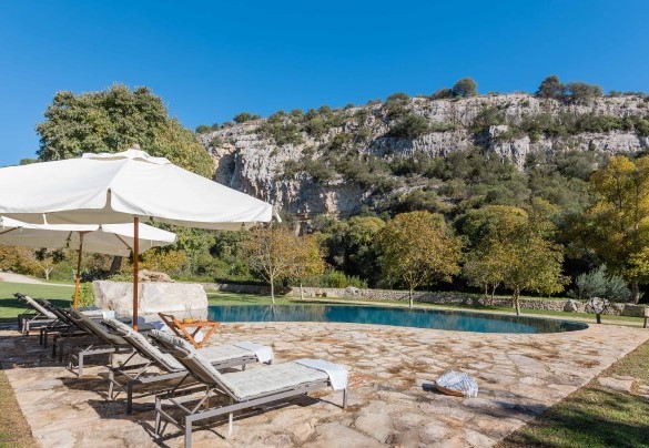 La zona piscina – Casale Palombieri