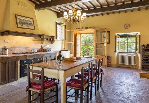 The kitchen with a rustic style - Casale Piattini