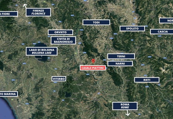 Casale Piattini - Map
