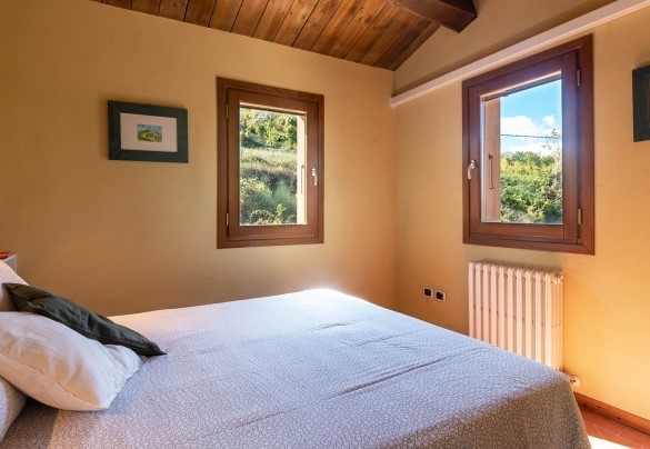 La graziosa camera da letto matrimoniale fa angolo - Casale Principessa
