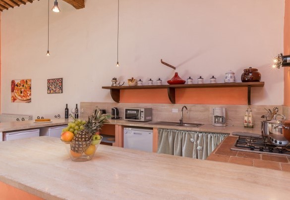 La cucina al primo piano - Casale Rasa	