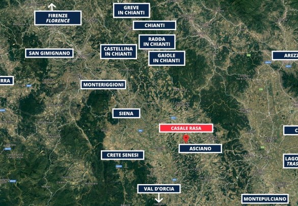 Casale Rasa - Mappa