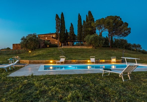 Vista panoramica della proprietà- Casale Rasa	
