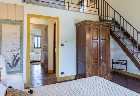 Double bedroom n.3, with loft, on the first floor with bathroom en-suite - Casale Santa Lucia 
