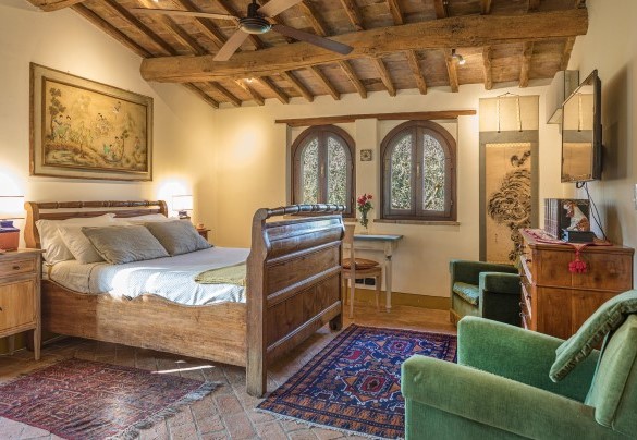 Double bedroom, king size, n.2 on the ground floor with bathroom en-suite - Casale Santa Lucia 