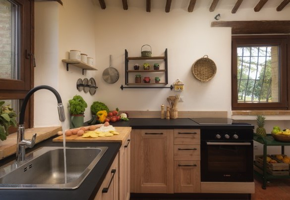 equipped kitchen on the first floor - Casale Tavernelle