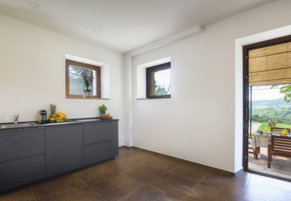 Kitchenette in living room on the ground floor - Casale Tavernelle