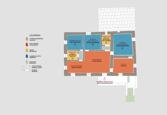 Casale Tavernelle - First Floor