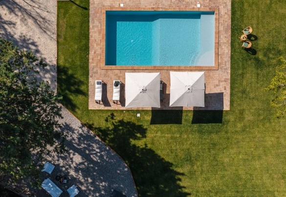 The pool measures 5m wide x 10m long - Casale Tavernelle