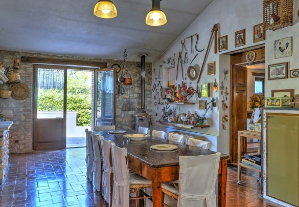 La meravigliosa cucina al piano terra - Casale Tre Cipressi