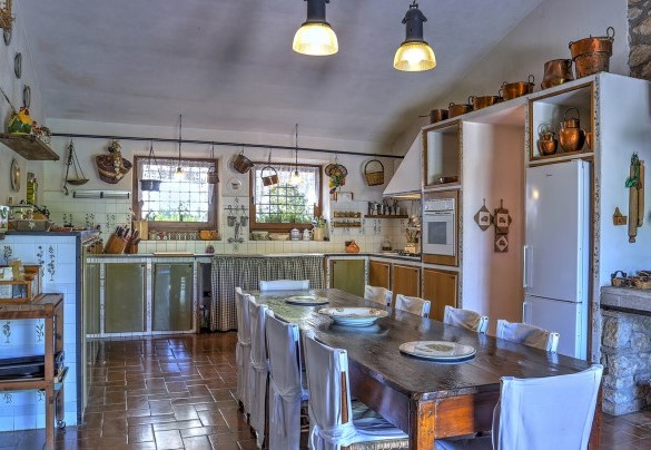 La meravigliosa cucina al piano terra - Casale Tre Cipressi