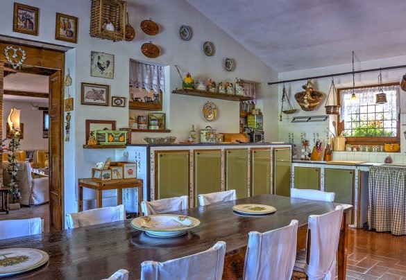 La meravigliosa cucina al piano terra - Casale Tre Cipressi