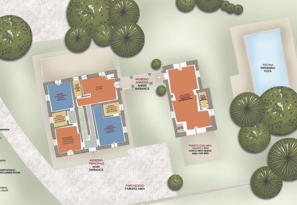 Casale Verdicchio - Villa and Annex Ground Floor