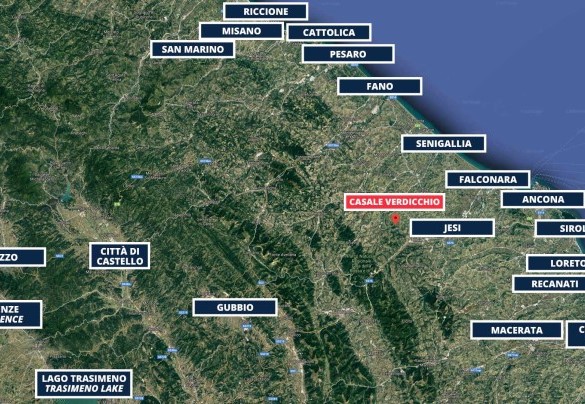 Casale Verdicchio - Mappa