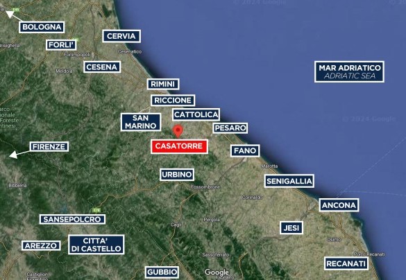 Casatorre -Map