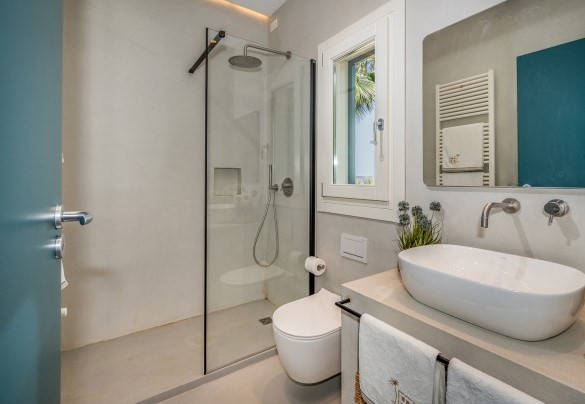 Il bagno ensuite con doccia - Casavento Puzzitteddu