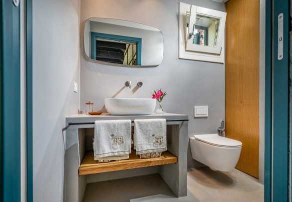 Bagno ospiti al piano terra - Casavento Puzzitteddu