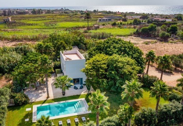 Veduta aerea della proprietà vicina al mare - Casavento Puzzitteddu
