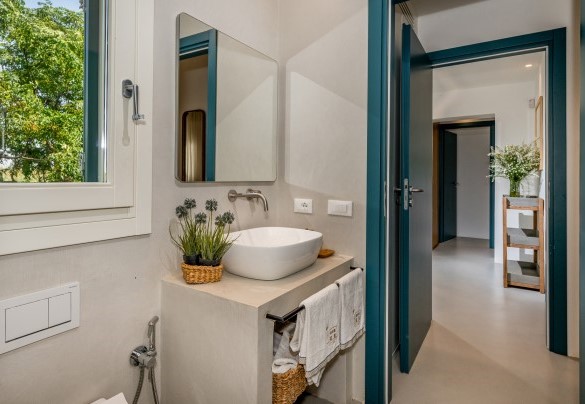 Il bagno ensuite con doccia - Casavento Puzzitteddu